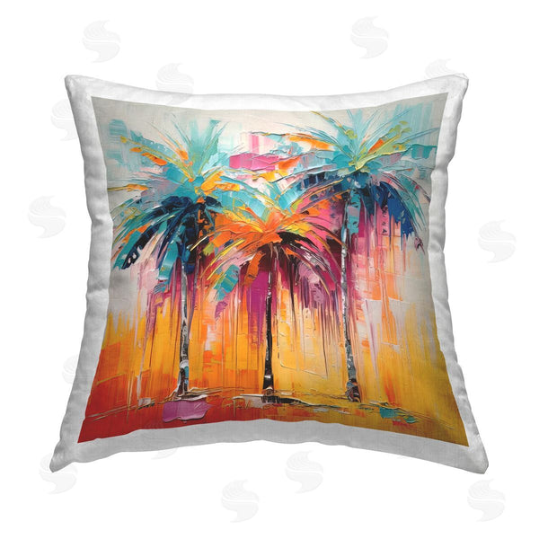 stupell industries Irena Orlov | Modern Palm Trees Printed Throw Pillow