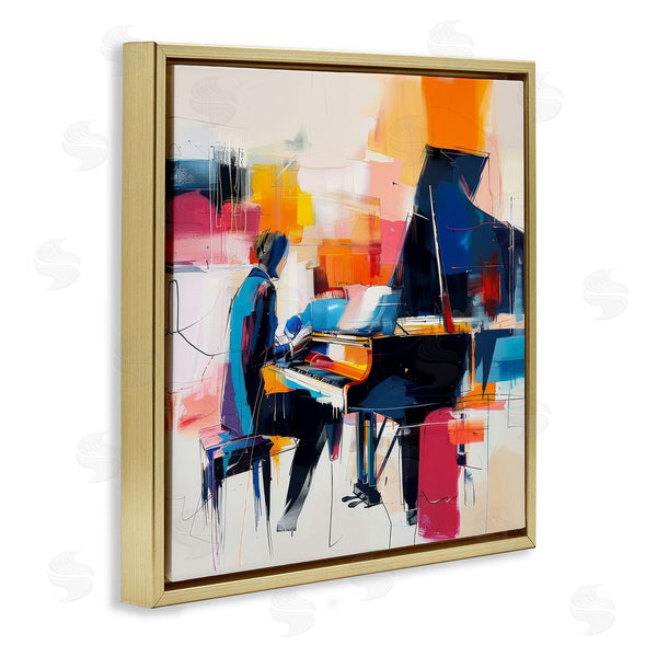 Stupell Industries Irena Orlov | Musical Melodies Piano Musician