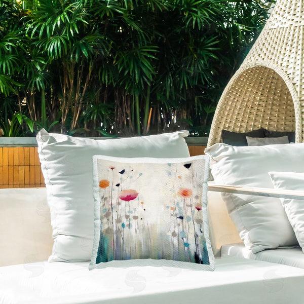 Stupell Industries Irena Orlov | Muted Flower Blooms Printed Throw Pillow