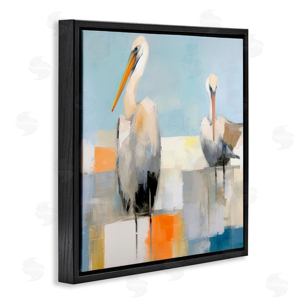 Stupell Industries Irena Orlov | Nautical Pelicans Abstract