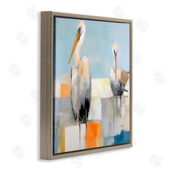 Stupell Industries Irena Orlov | Nautical Pelicans Abstract