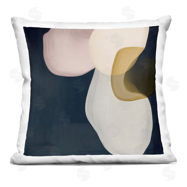 stupell industries Irena Orlov | Neutral Rounded Forms Printed Throw Pillow