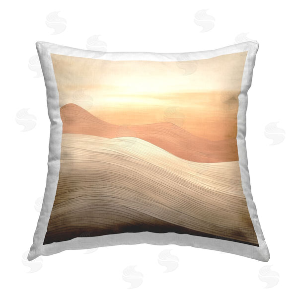 stupell industries Irena Orlov | Ombre Desert Dunes Printed Throw Pillow
