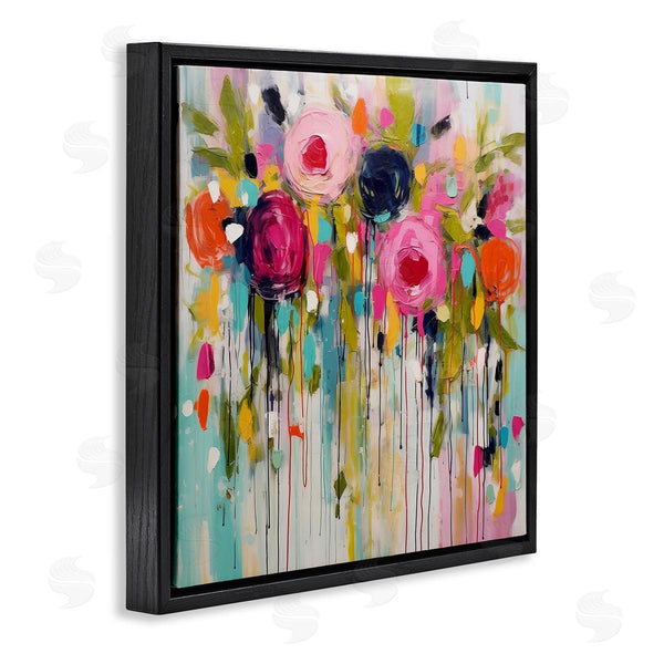 Stupell Industries Irena Orlov | Paint Drip Roses Wall Art