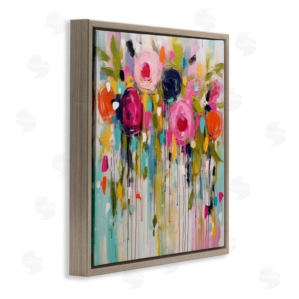 Stupell Industries Irena Orlov | Paint Drip Roses Wall Art