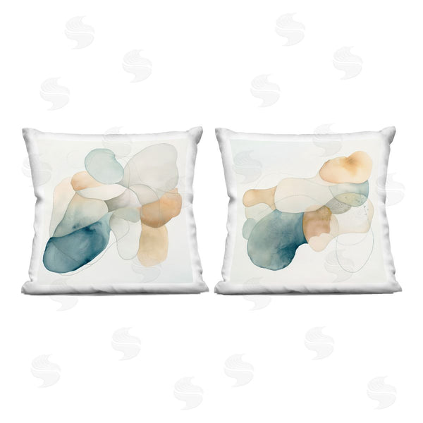 stupell industries Irena Orlov | Pale Earth Tone Arrangement Printed Throw Pillow Set