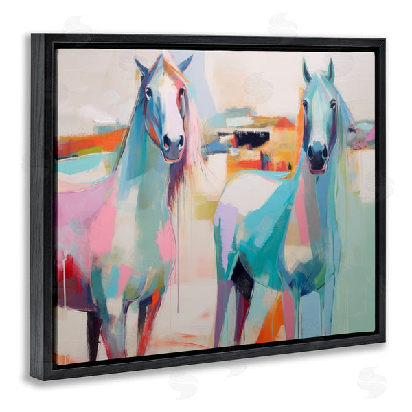Stupell Industries Irena Orlov | Pastel Stallions Duo