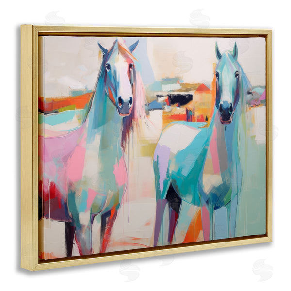 Stupell Industries Irena Orlov | Pastel Stallions Duo