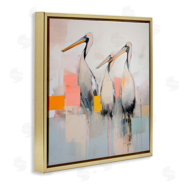 Stupell Industries Irena Orlov | Pelican Trio Abstract