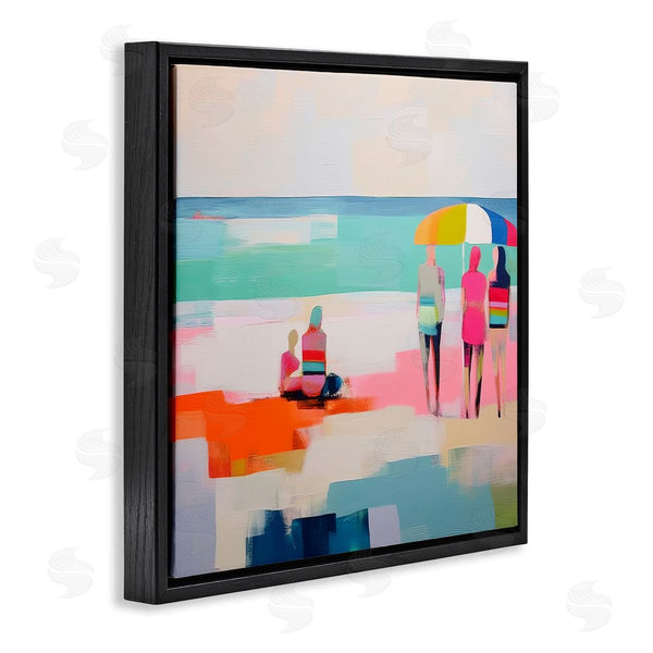 Stupell Industries Irena Orlov | People On Beach Abstract Wall Art