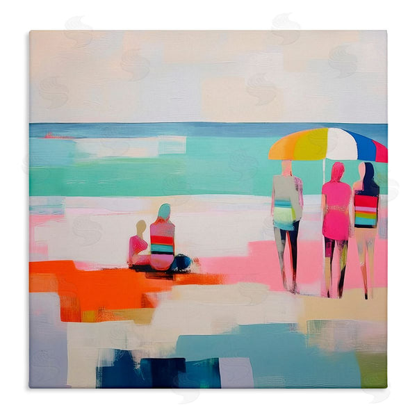 stupell industries Irena Orlov | People on Beach Abstract Wall Art