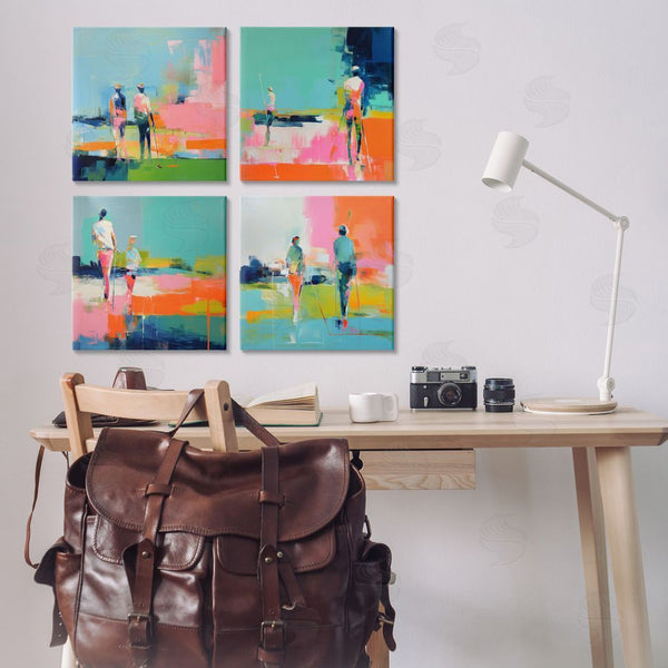 Stupell Industries Irena Orlov | People On Golf Course Wall Art