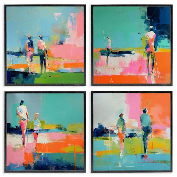 Stupell Industries Irena Orlov | People On Golf Course Wall Art