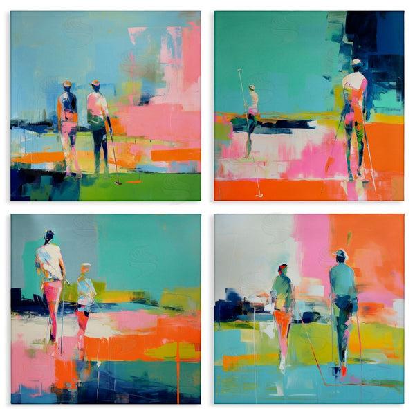 stupell industries Irena Orlov | People on Golf Course Wall Art