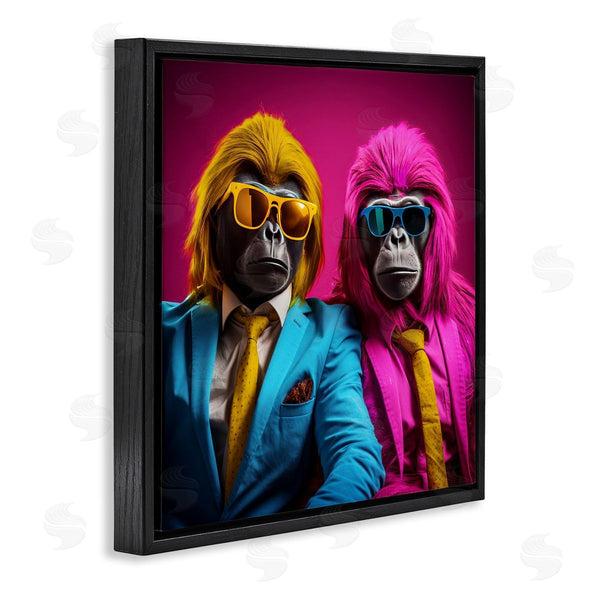 Stupell Industries Irena Orlov | Pink & Yellow Gorillas