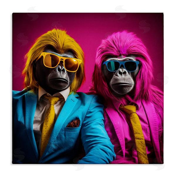 stupell industries Irena Orlov | Pink & Yellow Gorillas