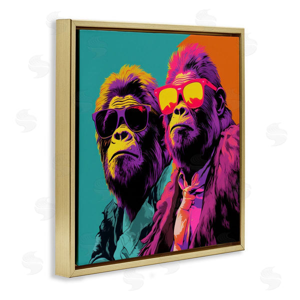 Stupell Industries Irena Orlov | Pop Style Gorilla Duo
