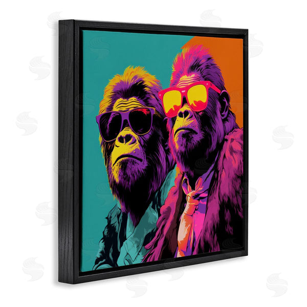 Stupell Industries Irena Orlov | Pop Style Gorilla Duo Wall Art