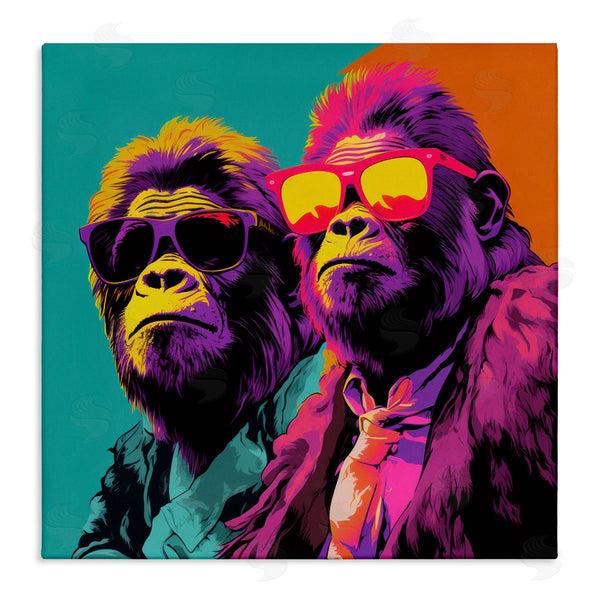 stupell industries Irena Orlov | Pop Style Gorilla Duo Wall Art