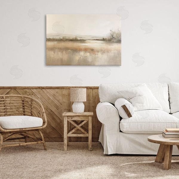 Stupell Industries Irena Orlov | Reflective Beige Countryside Wall Art