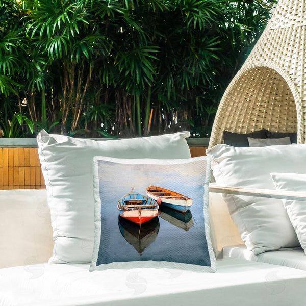 Stupell Industries Irena Orlov | Rowboats In Lake Printed Throw Pillow