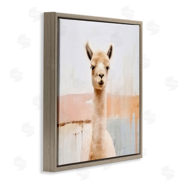 Stupell Industries Irena Orlov | Rustic Llama Portrait
