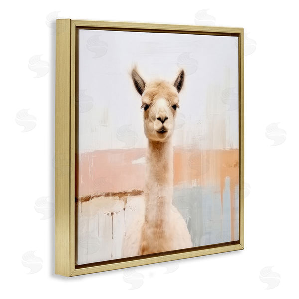 Stupell Industries Irena Orlov | Rustic Llama Portrait