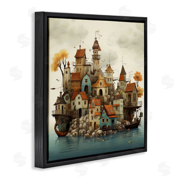 Stupell Industries Irena Orlov | Rustic Village On Water