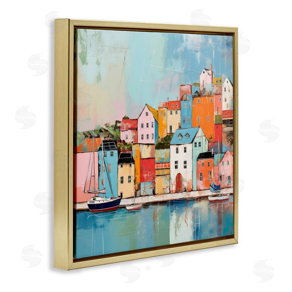 Stupell Industries Irena Orlov | Seaside Neighborhood Painting