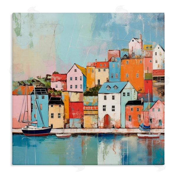 stupell industries Irena Orlov | Seaside Neighborhood Painting Wall Art