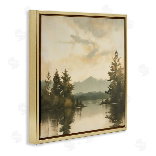 Stupell Industries Irena Orlov | Soft Beige Mountain Scenery