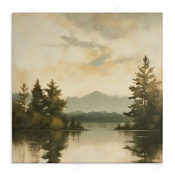 stupell industries Irena Orlov | Soft Beige Mountain Scenery