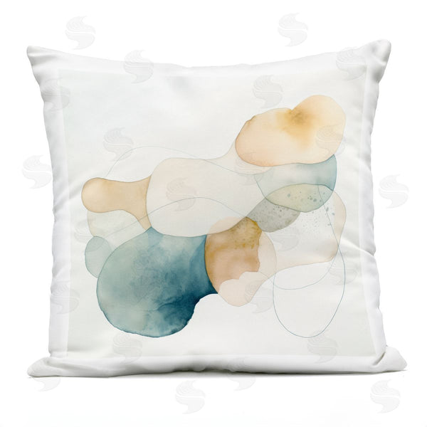 Stupell Industries Irena Orlov | Soft Oblique Abstract Shapes Printed Throw Pillow