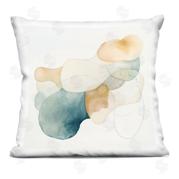 stupell industries Irena Orlov | Soft Oblique Abstract Shapes Printed Throw Pillow