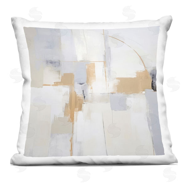 stupell industries Irena Orlov | Subtle Yellow Visionary Printed Throw Pillow