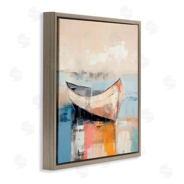 Stupell Industries Irena Orlov | Sunlit Boat Reflection