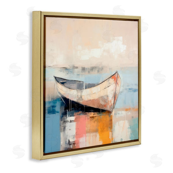 Stupell Industries Irena Orlov | Sunlit Boat Reflection