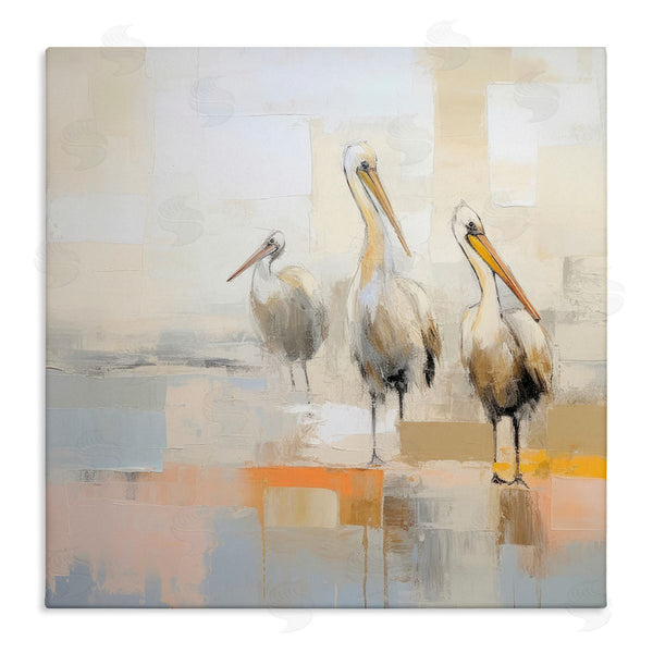 stupell industries Irena Orlov | Three Pelicans Abstract