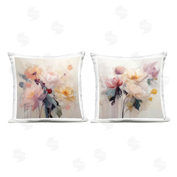 Stupell Industries Irena Orlov | Traditional Neutral Blossoms Printed Throw Pillow Set
