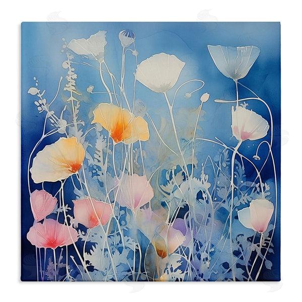 stupell industries Irena Orlov | Tranquil Blue Poppies Wall Art