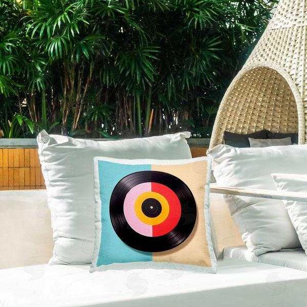 Stupell Industries Irena Orlov | Vinyl Music Vibes Printed Throw Pillow