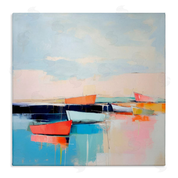 stupell industries Irena Orlov | Vivid Boat Reflection
