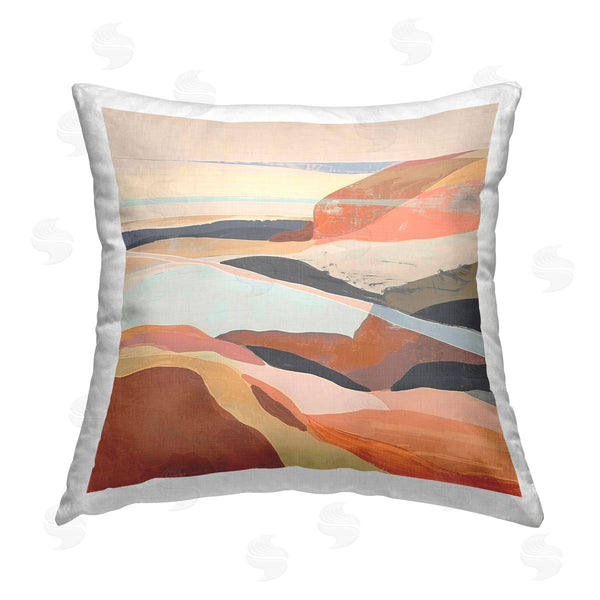 stupell industries Irena Orlov | Windy Desert Hills Printed Throw Pillow