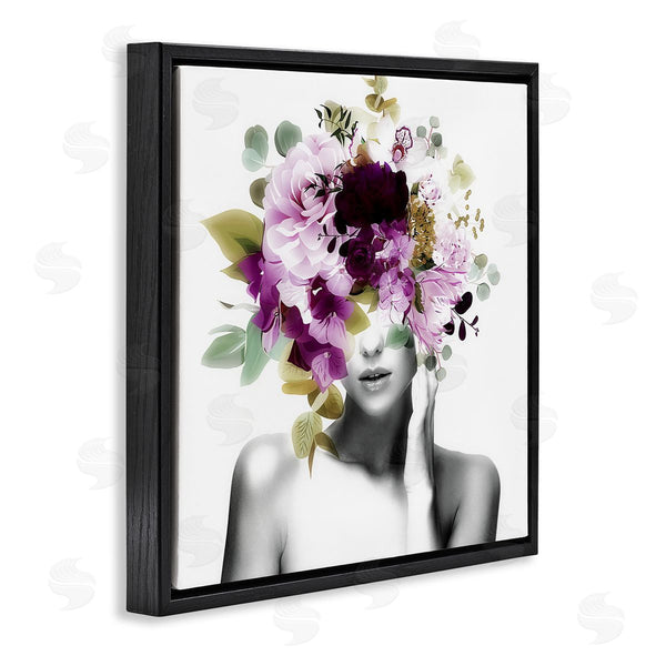 Stupell Industries Irena Orlov | Woman Purple Blossoms Arrangement Wall Art