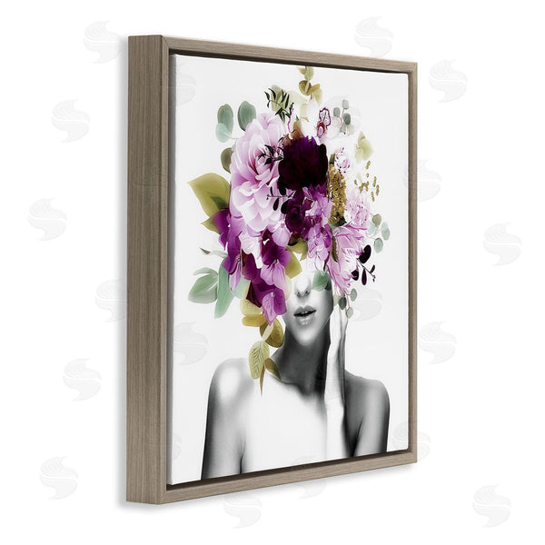 Stupell Industries Irena Orlov | Woman Purple Blossoms Arrangement Wall Art