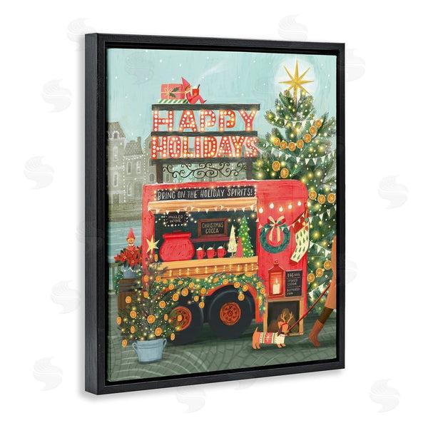 Stupell Industries Irene Chan | Christmas Beverage Truck