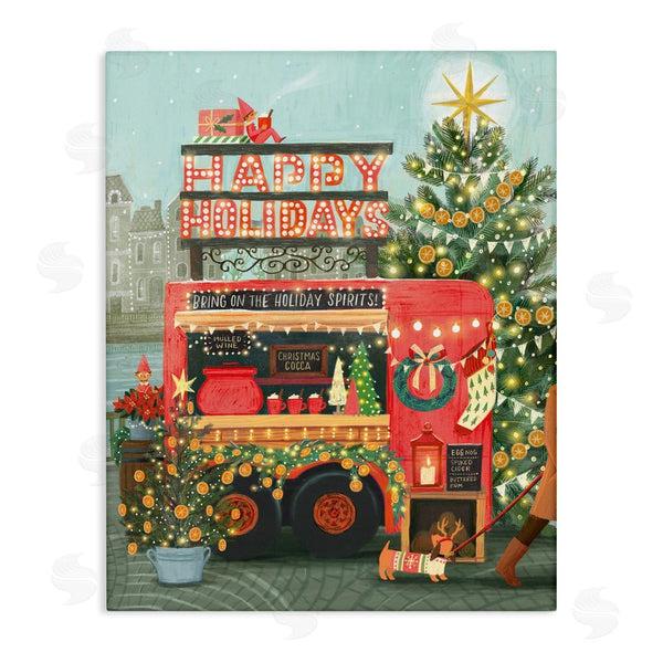 stupell industries Irene Chan | Christmas Beverage Truck