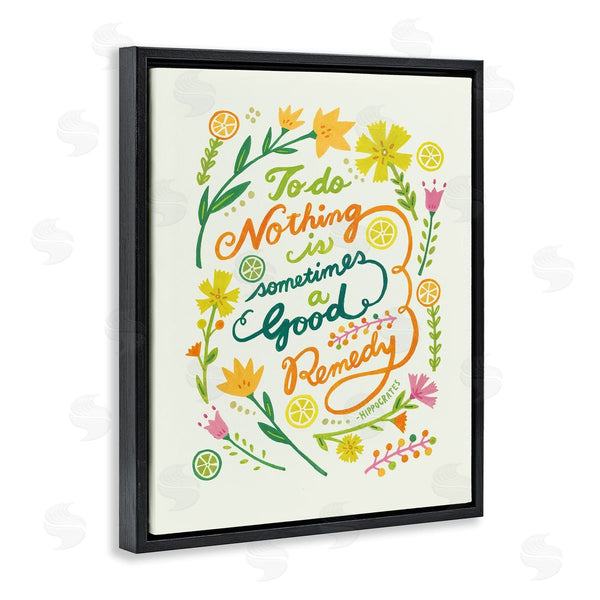 Stupell Industries Irene Chan | Doing Nothing Good Remedy