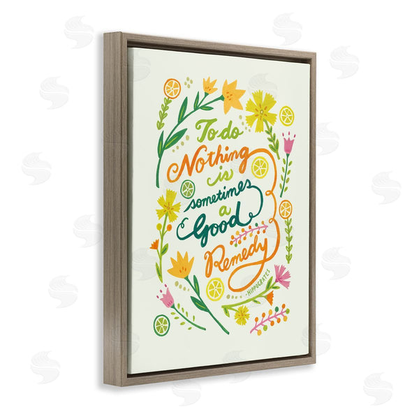 Stupell Industries Irene Chan | Doing Nothing Good Remedy