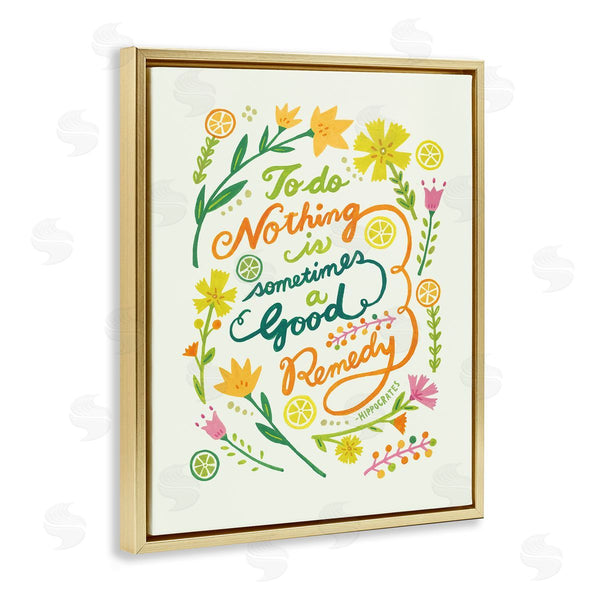 Stupell Industries Irene Chan | Doing Nothing Good Remedy